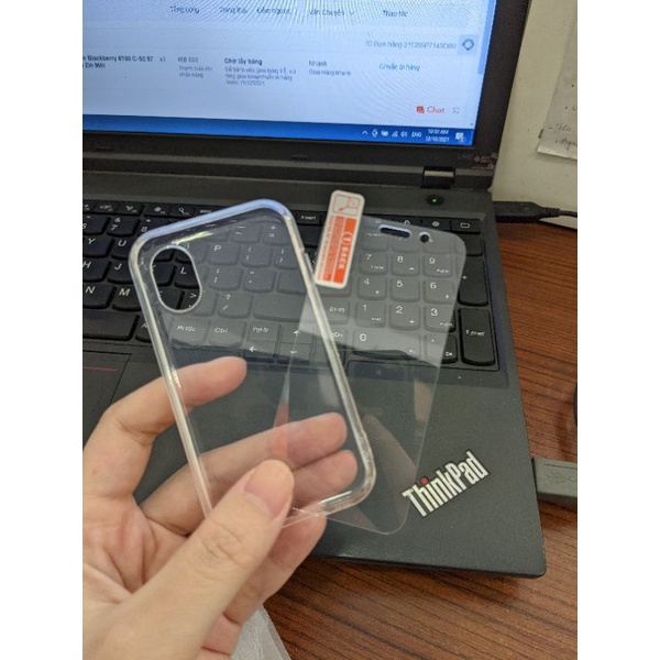 Combo ốp lưng + dán cường lực Palm PVG100