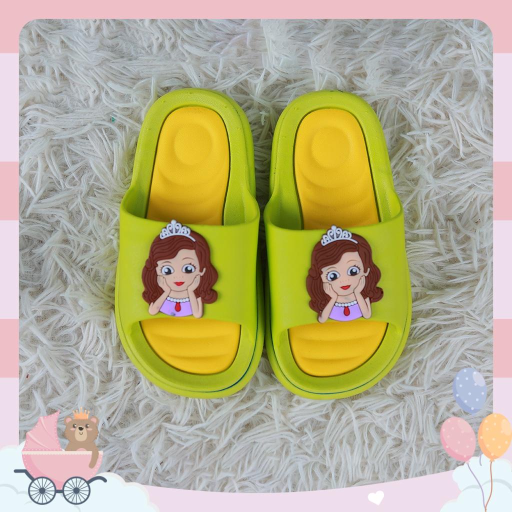 Dép Lê Bé Trai Gái Quai Ngang Màu Sắc Rực Rỡ