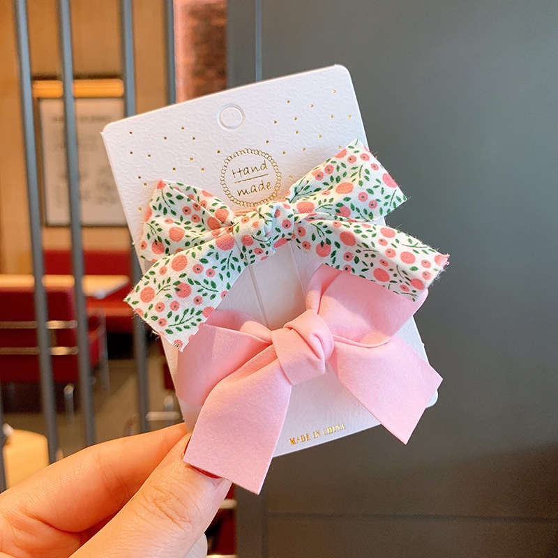 Kẹp tóc bằng len hình gấu đáng yêu xinh xắn cho bé gái