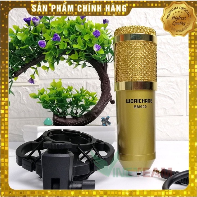 [Mã ELHACE giảm 4% đơn 300K] Mic Thu Âm BM900 Woaichang Hát Karaoke, Thu Âm Cực Tốt