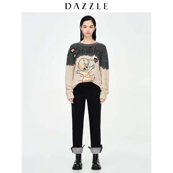 Áo len hoạ tiết Dazzle