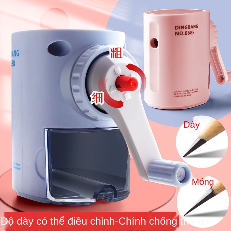 Gọt bút chì, gọt bút quay tay, gọt bút chì tự động, gọt bút chì, văn phòng phẩm, đồ dùng học tập cho học sinh tiểu học