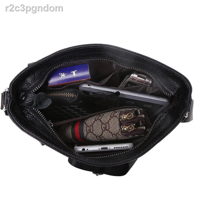 Túi đeo chéo da mới nam công sở xu hướng xách thông thường phiên bản Hàn Quốc của bò lớp đầu tiên | BigBuy360 - bigbuy360.vn