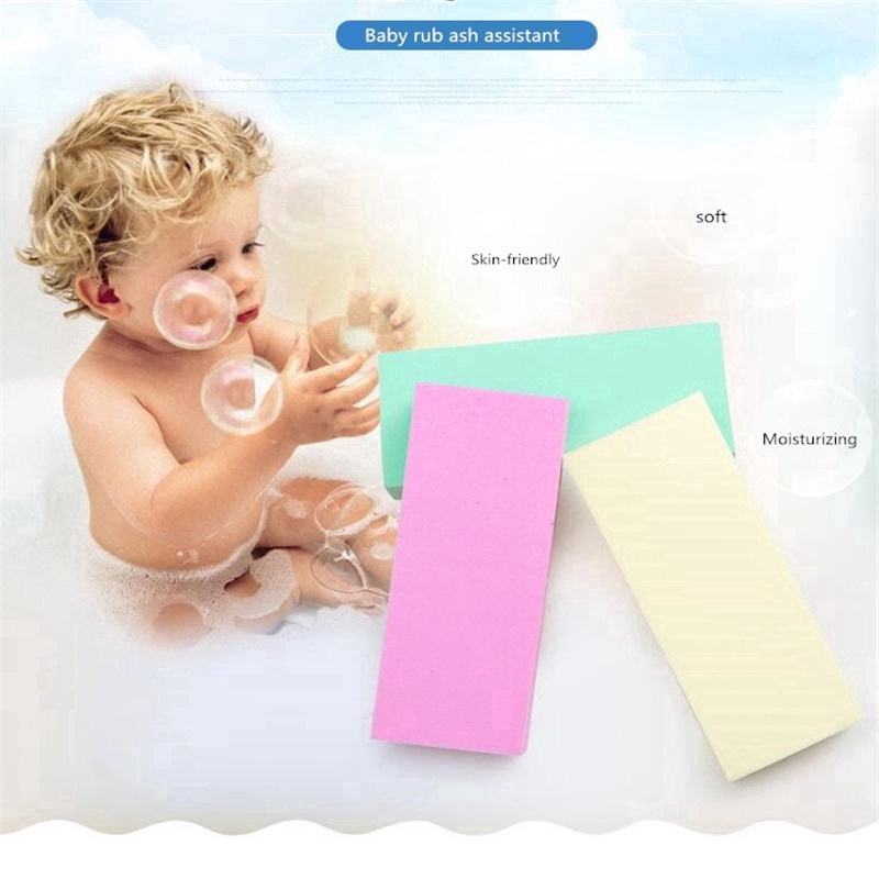 Adult Kids Soft Exfoliating Body Skin Bath Shower Spa Brush Scrubber Sponge Pad