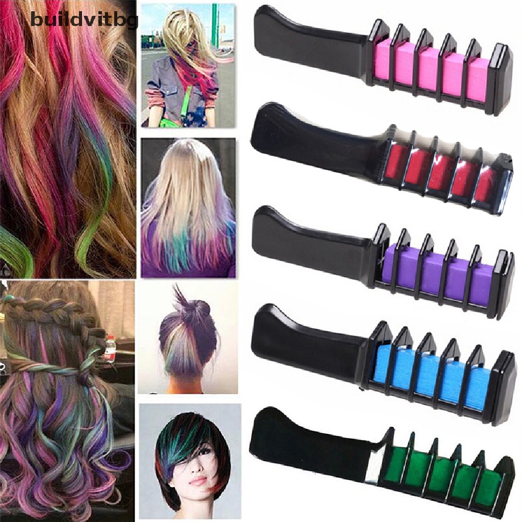 1 Cây Phấn Nhuộm Tóc Tạm Thời Màu Pastel Mềm Mại Tiện Dụng Cho Salon