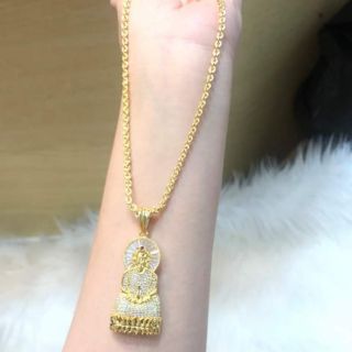 Dây chuyền mặt quan âm bồ tát ảnh thật