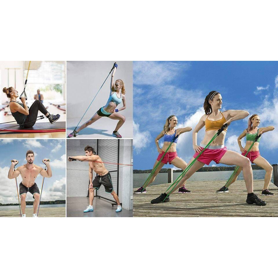 BỘ 5 DÂY NGŨ SẮC ĐÀN HỒI TẬP GYM