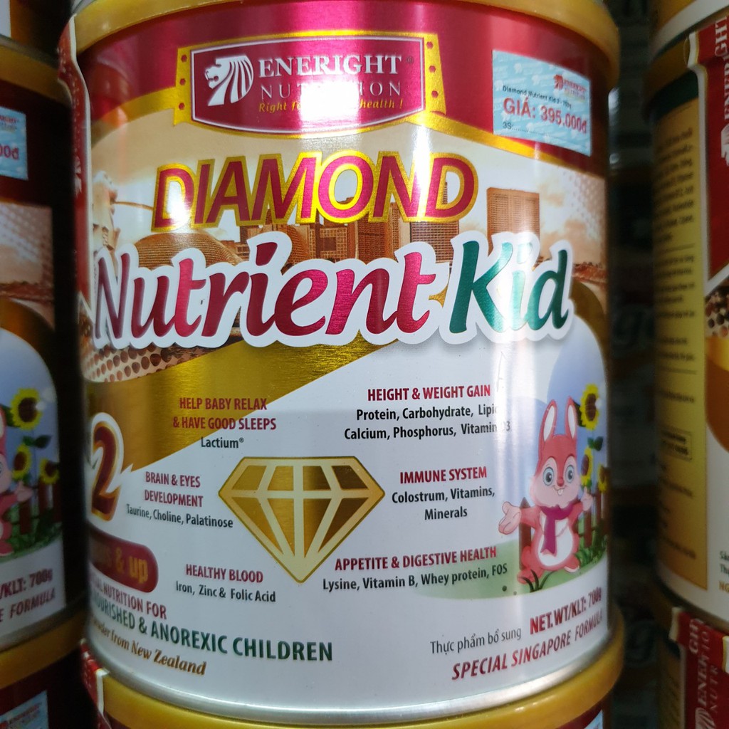 Sữa Diamond Nutrient Kid 2 700g Date T02/2022