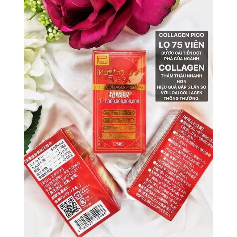 Viên uống Pico Collagen Premium - Hàng chính hãng Nhật