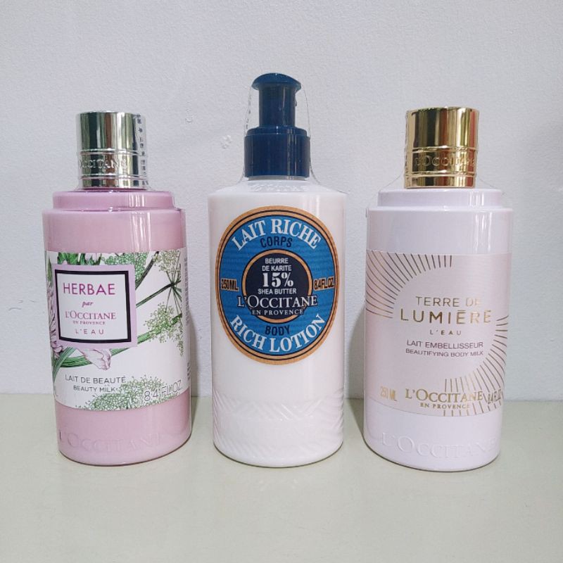 (Nhiều hương) Sữa dưỡng thể body rich lotion Loccitane she butter 15%