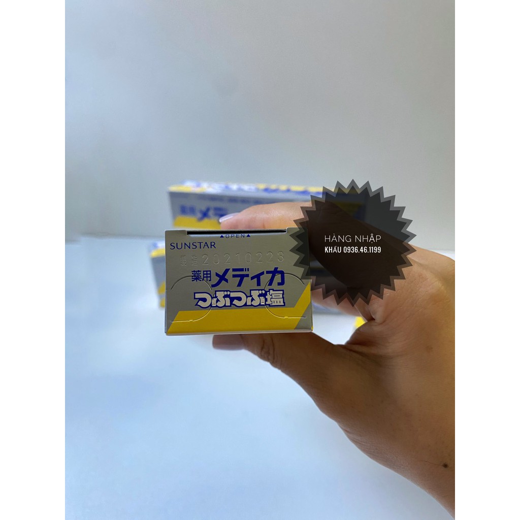 Kem Đánh Răng Muối, trắng răng, SUNSTAR 170G Nhật Bản Date mới nhất