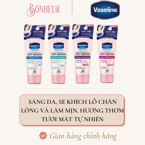 Kem khử mùi Vaseline tinh chất serum dưỡng da sáng mịn &amp; đều màu 50ml mua tại THAILAND