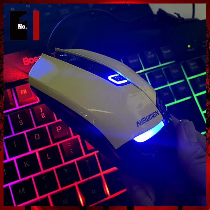 Chuột Gaming Máy Tính Chính Hãng NEWMEN G10 Led Rgb Chuột Vi Tính Laptop Pc Chơi Game Có Dây