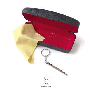 [Mã SKAMLTSW8 giảm 10% đơn 100K] SMILE - Hộp đựng kính - Vít vặn kính - Khăn lau kính