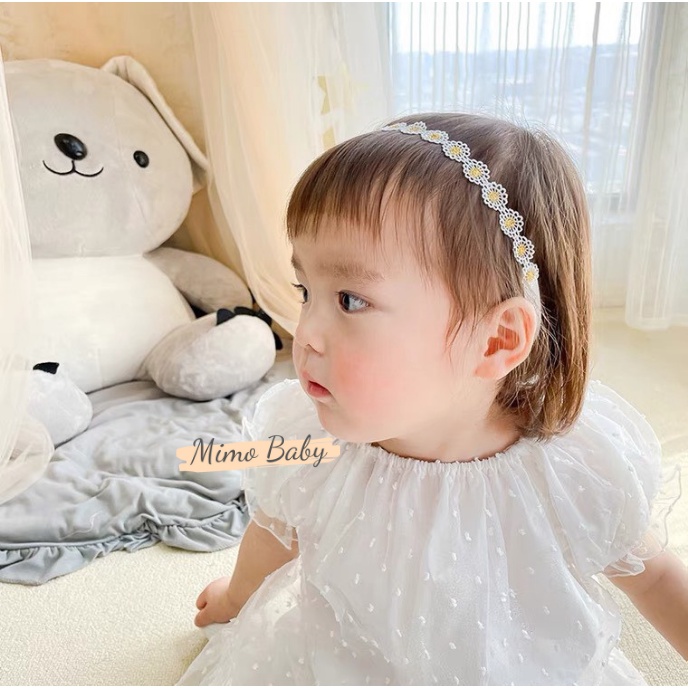 Băng đô dây hoa phong cách tiểu thư xinh xắn cho bé gái BD52 Mimo Baby