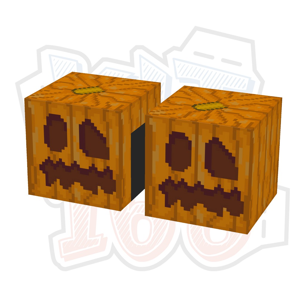 Mô hình giấy Minecraft CARVEL PUMPKIN block