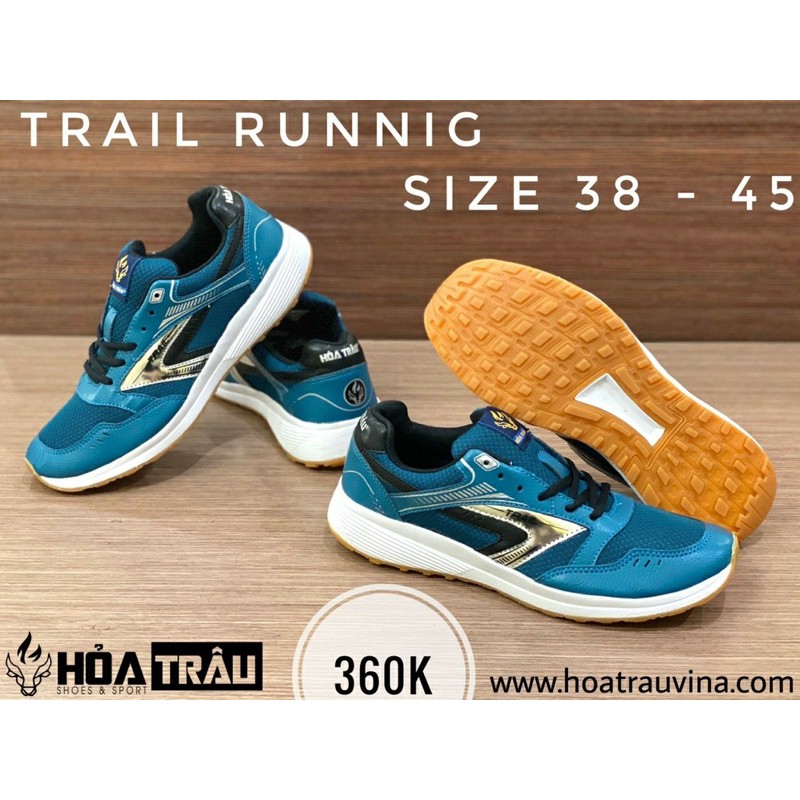 Giày chạy Hoả Trâu Trail Running thời trang, đẳng cấp