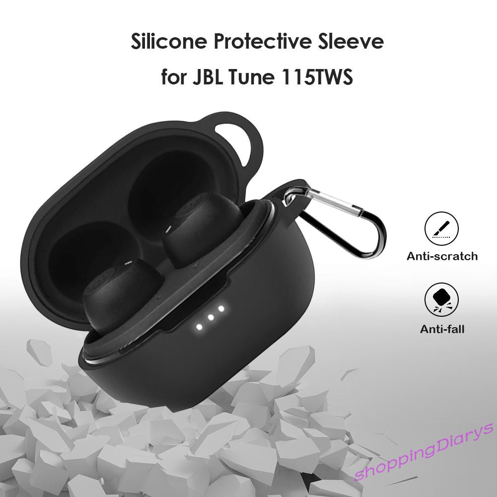 Ốp silicone đựng tai nghe Bluetooth Jbl Tune 115tws tiện dụng