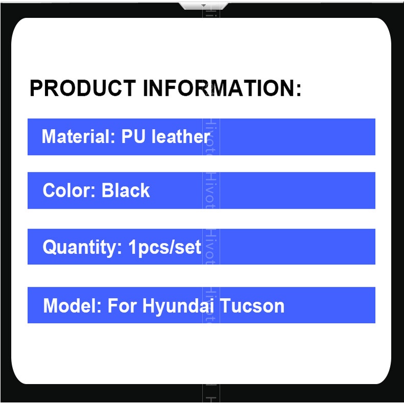 Miếng DáN BảO Vệ HộP Găng Tay ChấT LiệU Da PU Cho Hyundai Tucson NX4 2021 2022