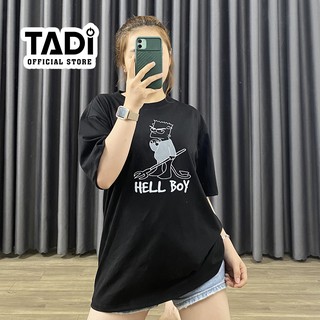 Áo thun Unisex TADI tay lỡ form rộng nam nữ T37