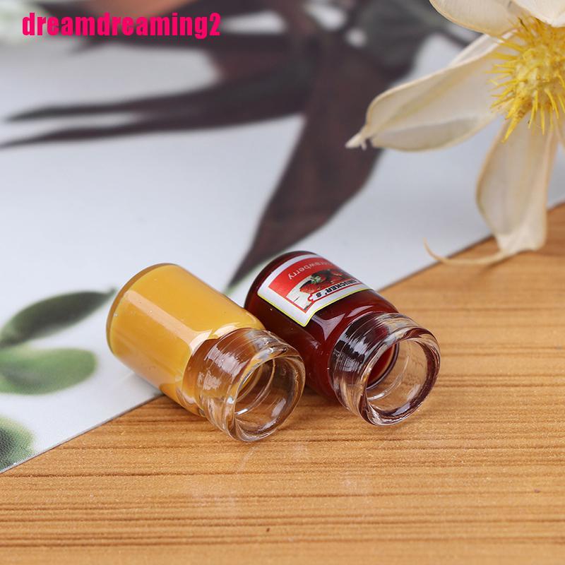Bộ 2 Mô Hình Mứt Nhỏ Trang Trí Nhà Búp Bê Tỉ Lệ 1: