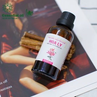 Tinh dầu thơm phòng hoa ly 50ml LINO, tinh dầu thiên nhiên nguyên chất từ công ty dược Mediplantex