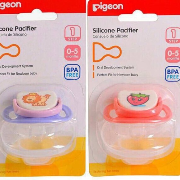 [HÀNG CHÍNH HÃNG]Ty Ngậm / Núm Vú Giả Silicone Pigeon Thương Hiệu Nhật Bản 3 Bước An Toàn Cho Bé.