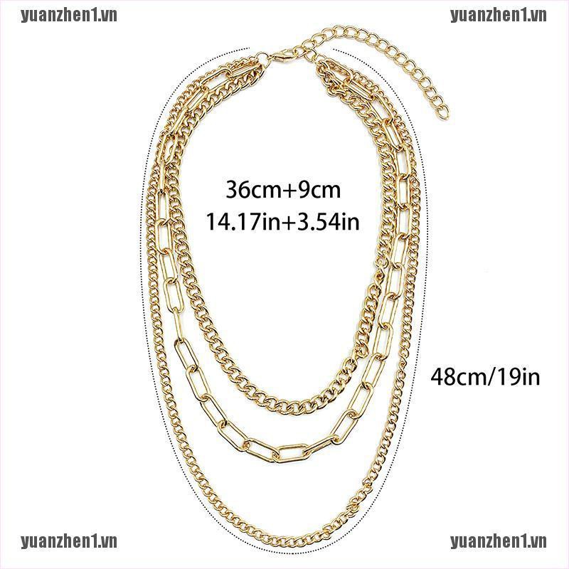 Dây chuyền choker nhiều lớp phong cách punk ấn tượng dành cho bạn gái