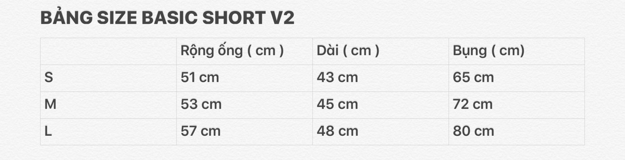 BASIC SHORT V2 | BigBuy360 - bigbuy360.vn