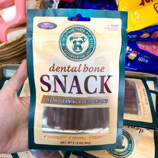 Que gặm cho chó Snack Dental- Xương gặm loại bỏ mảng bám, cao răng, sạch miệng, thơm miệng