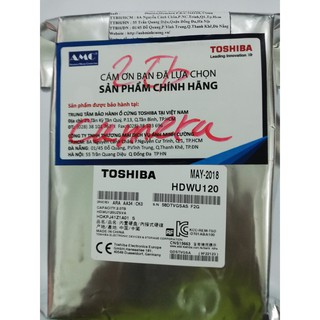 Ổ cứng chuyên dụng Camera Toshiba Internal 3.5" 2TB (32MB) 5700Rpm SATA (6Gb/s)