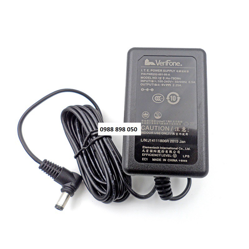 ADAPTER VERIFONE 8V 2.25A CHÍNH HÃNG