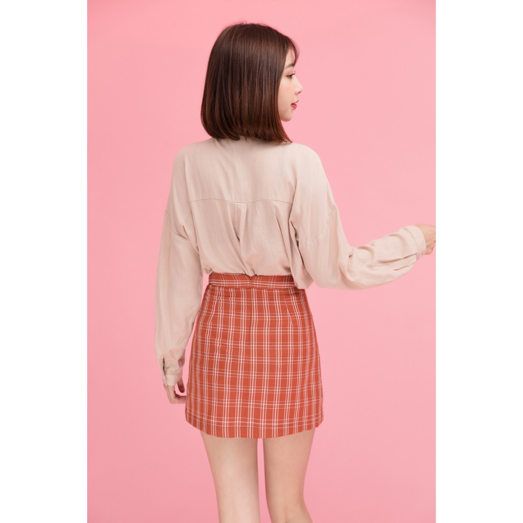 [Mã WABRLOW5 giảm 15% đơn 300K] Chân váy A khuy dọc JAW0186 - 92Wear | BigBuy360 - bigbuy360.vn