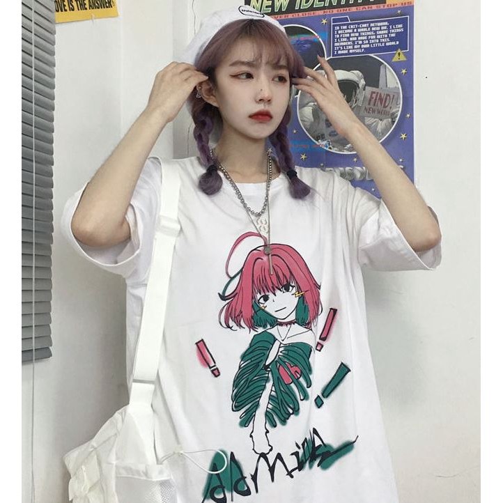 ÁO THUN, ÁO PHÔNG TAY LỠ UNISEX FORM RỘNG OVERSIZE ANIME M379 TQ SHOP