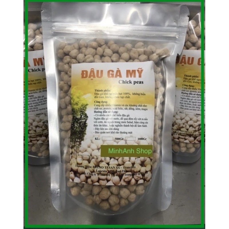 Hạt đậu gà Mỹ 500g (không biến đổi Gen) | BigBuy360 - bigbuy360.vn