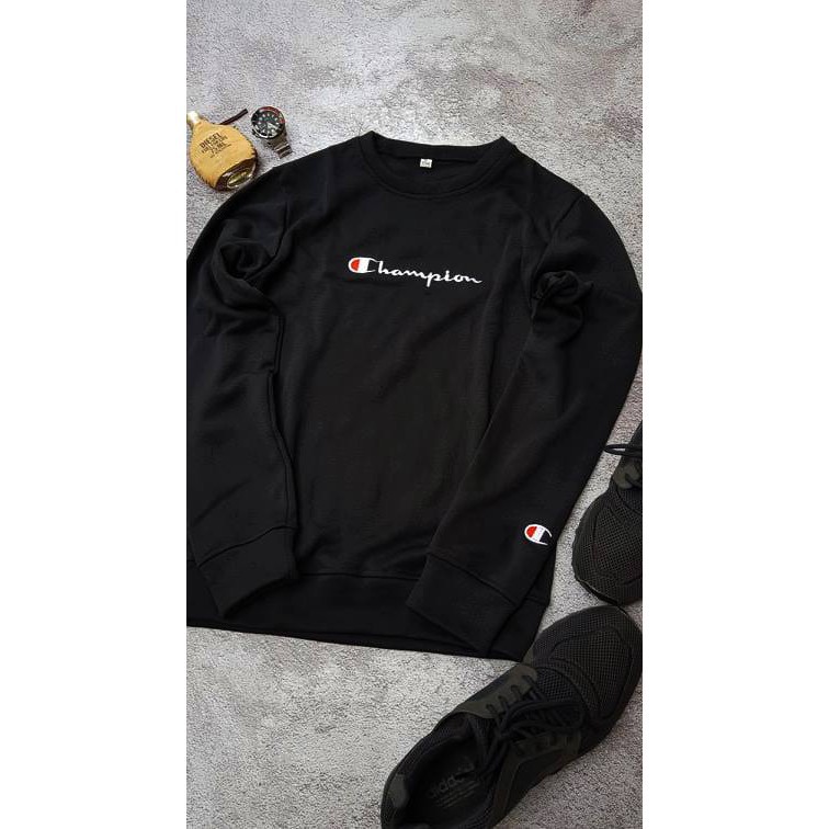 ÁO SWEATER CHAM.PI.ON CAO CẤP vải nỉ bông