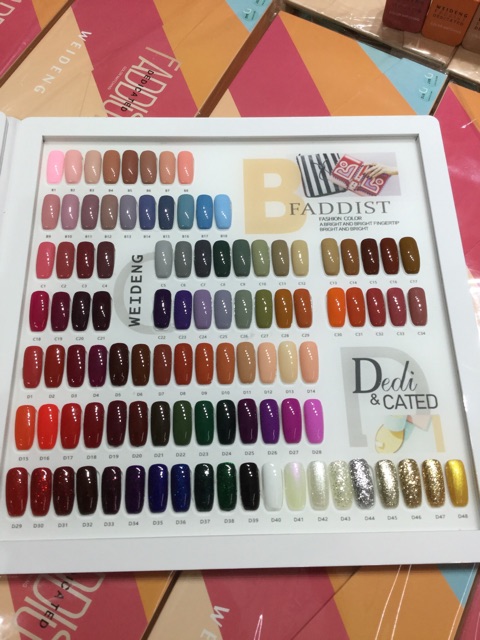 Sơn Gel cao cấp Weideng( chọn màu ib shop) - Phụ kiện Nail