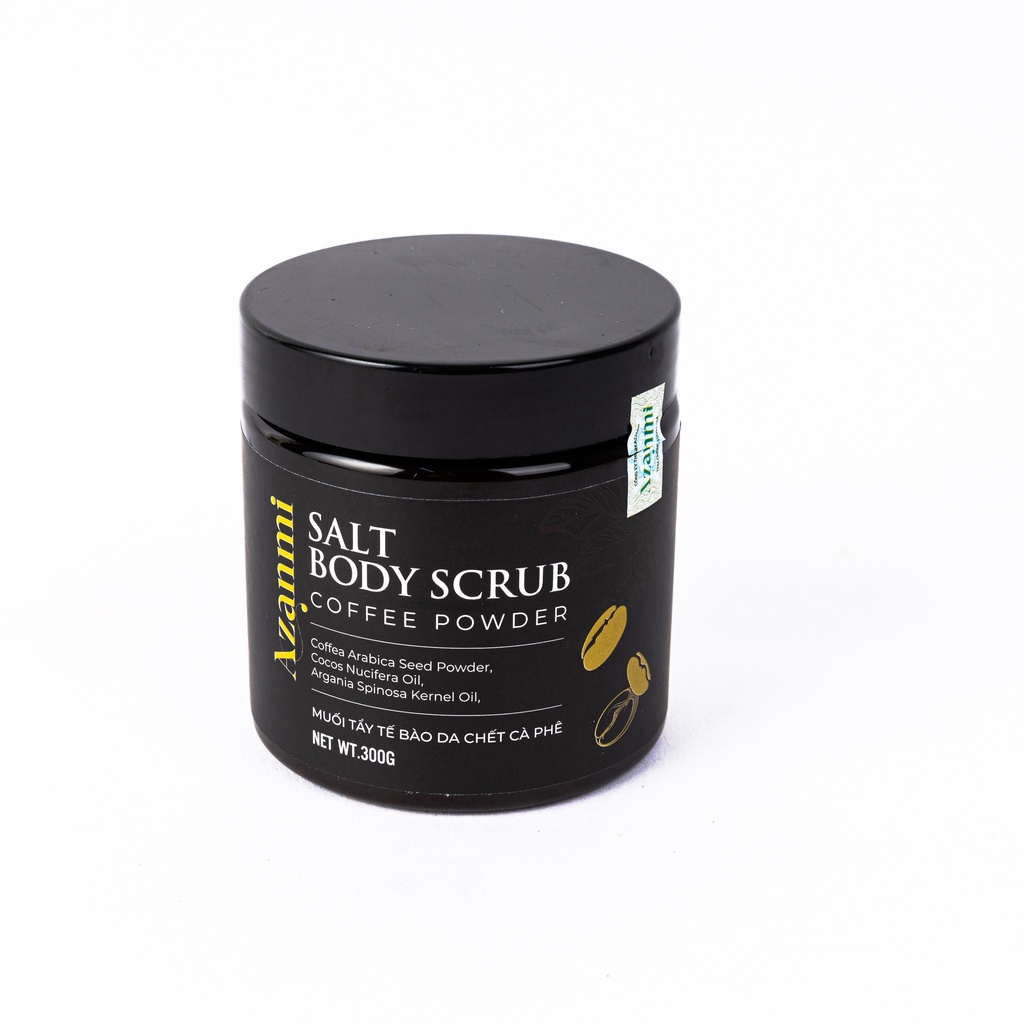 Tẩy tế bào chết cơ thể và mặt cà phê cho làn da mềm mại và rạng rỡ 300ml Cocoon COFFEE SALT BODY SCRUB Chính Hãng Azanmi