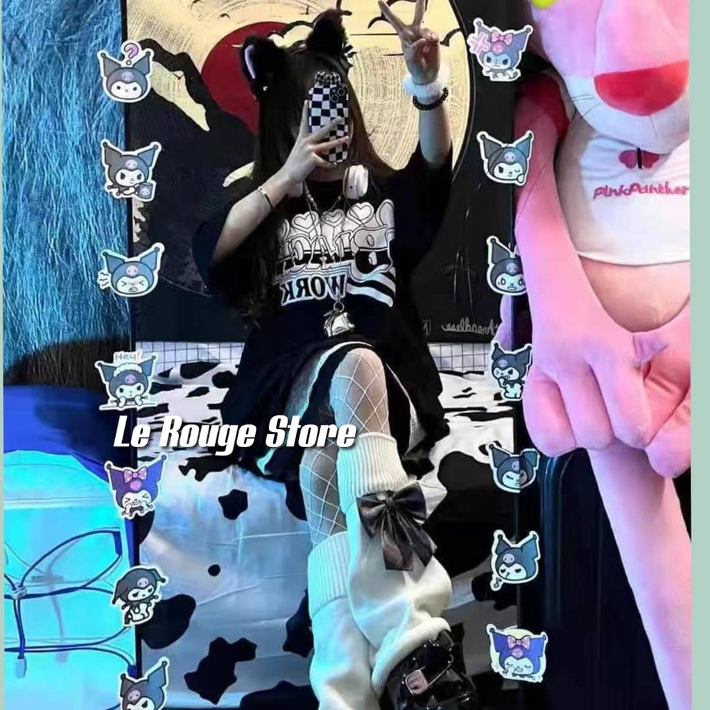 Áo thun unisex in chữ Black Work local brand Trung phong cách hiphop cá tính Heart in Heart có size (