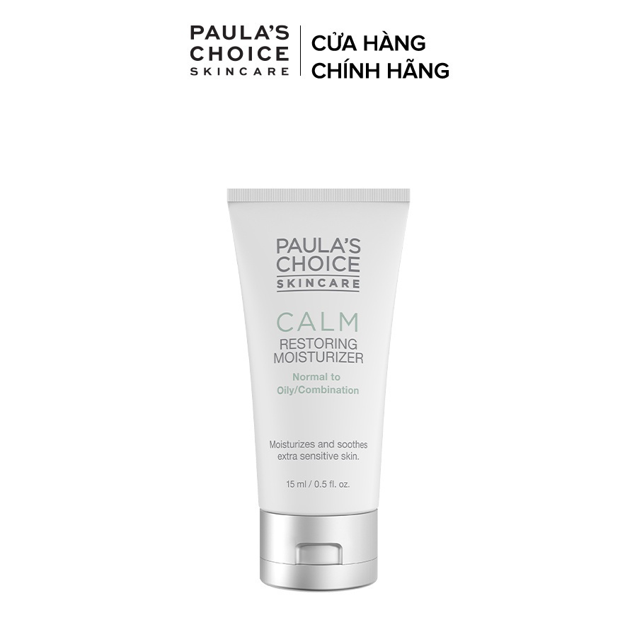 Kem dưỡng ẩm chống lão hóa, phục hồi da dầu nhạy cảm Paula’s Choice Calm Restoring Moisturizer 15ml 9187 | BigBuy360 - bigbuy360.vn