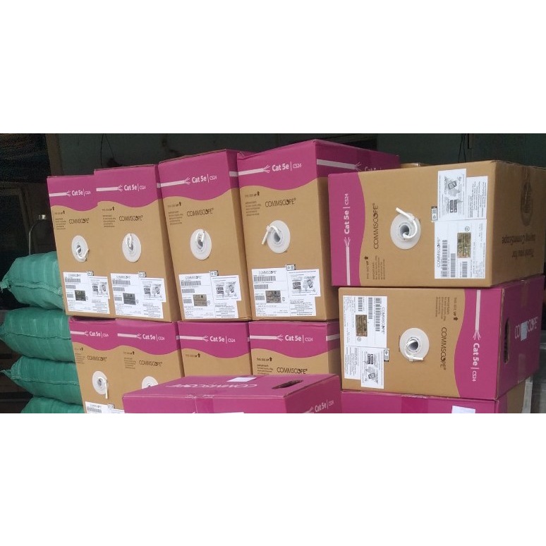 Dây cáp mạng CAT6 / CAT5E chính hãng Commscope /AMP