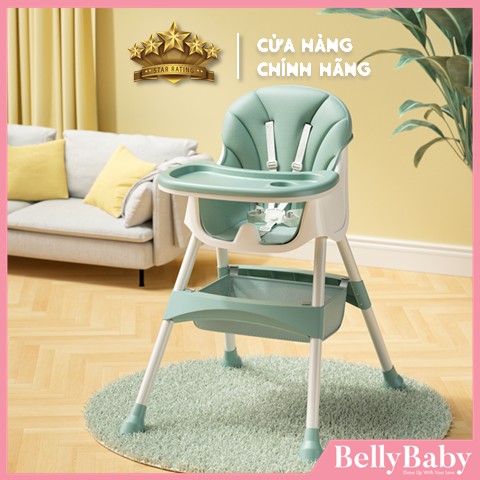 Ghế Ăn Dặm BellyBaby Hỗ Trợ Tập Ăn Cho Bé Phiên Bản Nâng Cấp 2021