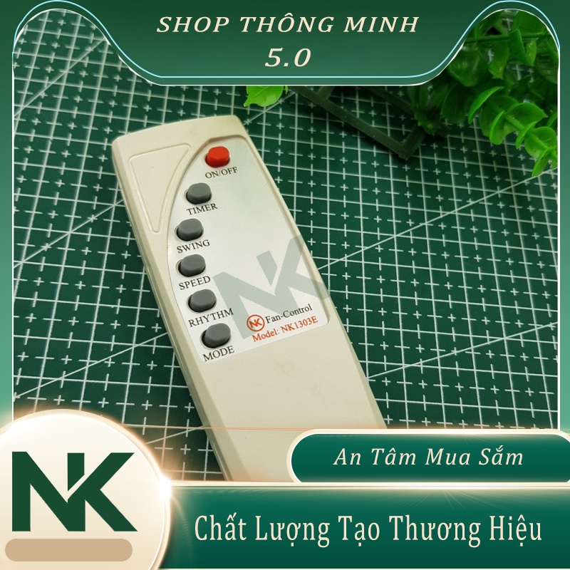 Remote Quạt NK FAN Bản Tiếng Anh Và Tiếng Việt