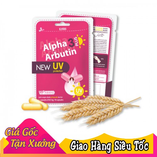 Viên Bột Kích Trắng Da ALPHA ARBUTIN 3 Plus ( Chính Hãng )