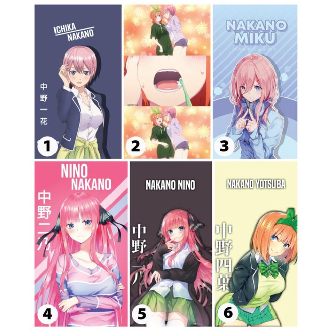 Poster/Tranh dán tường Anime Nhà có 5 nàng dâu