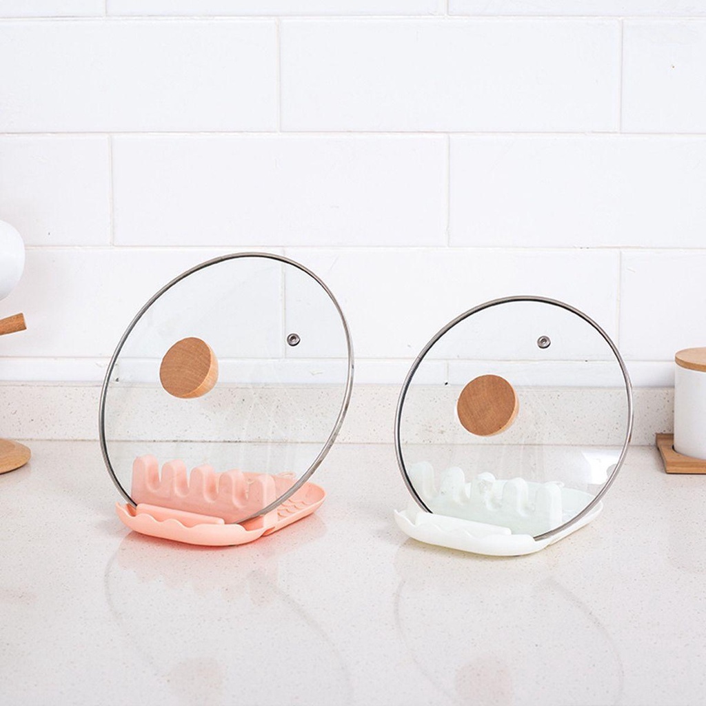 Giá Gác Muỗng Bằng Nhựa Có Thể Gấp Gọn Tiện Dụng Cho Nhà Bếp