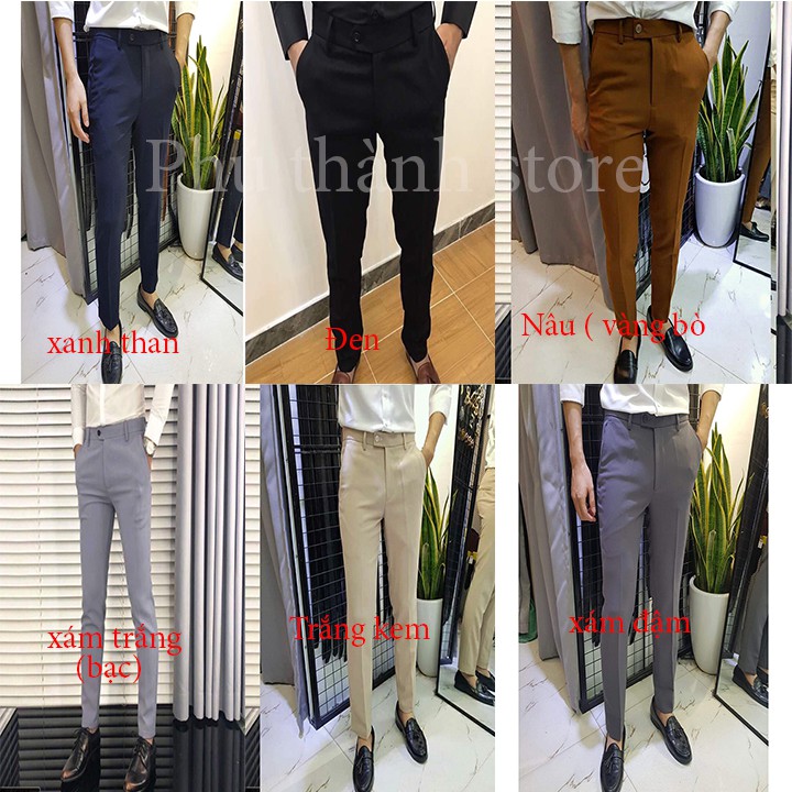 Quần tây nam cao cấp vải tuyết mưa co dãn | BigBuy360 - bigbuy360.vn