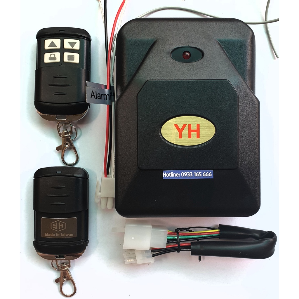 Điều khiển cửa cuốn từ xa 8 mã gạt chống nước tần số 433mhz có hướng dẫn cài đặt