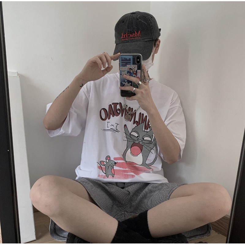 Áo thun tay lỡ form rộng unisex Tiger.86 AFR8