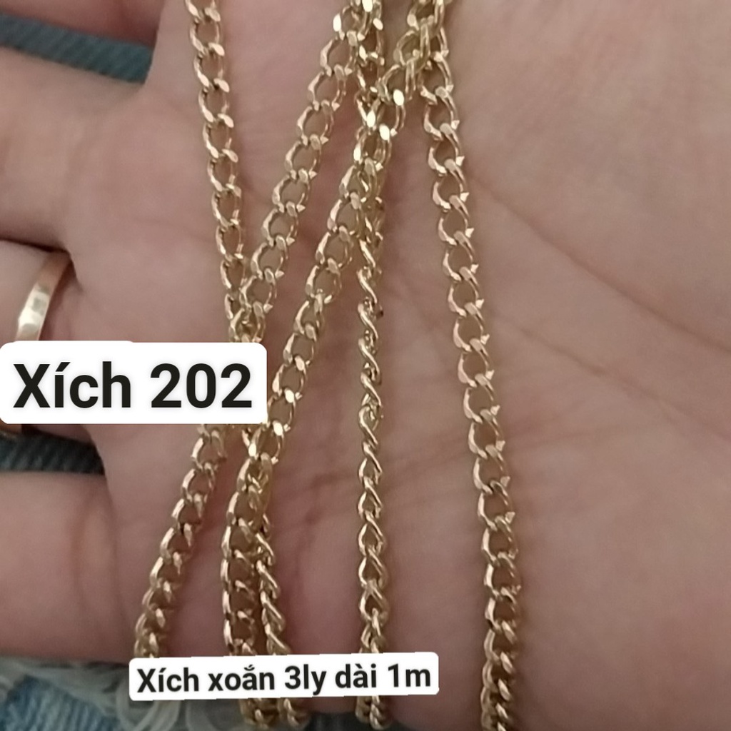Dây xích các loại 5mm,3mm,3,5mm,2mm-x201,x202,x203,x204,x205,x206